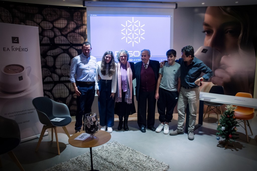 Ο Νίκος Δημητριάδης, Ιδρυτής της Resoul, μαζί με τους συνεχιστές της εταιρείας Σταύρο και Άνθιμο Δημητριάδη