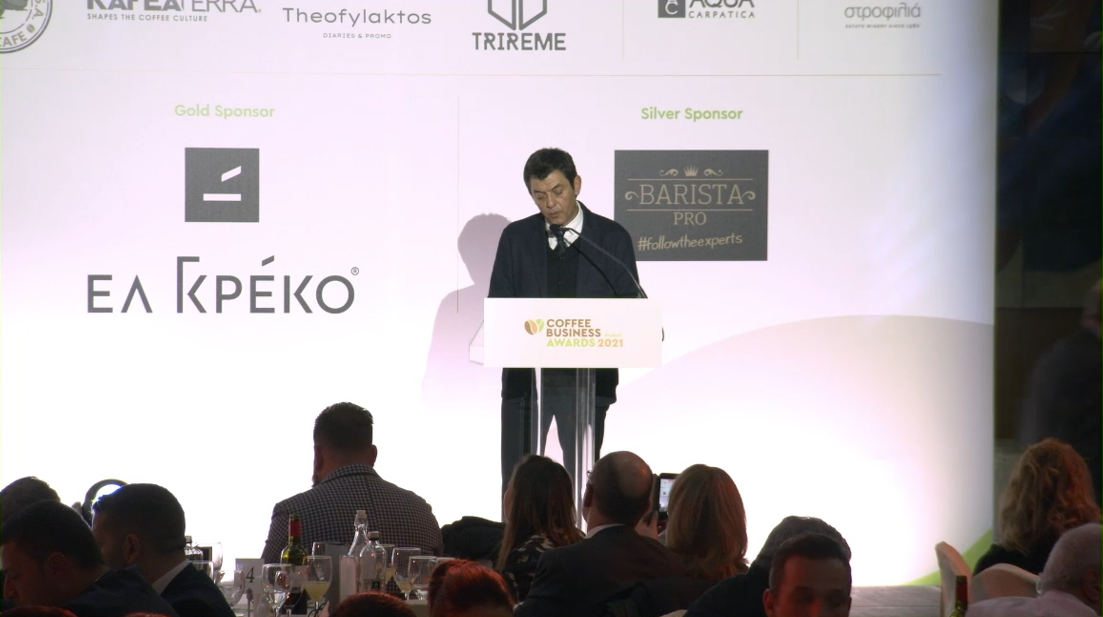 Ο πρόεδρος της Resoul Άνθιμος Δημητριάδης στην ομιλία του στα COBA 2021
